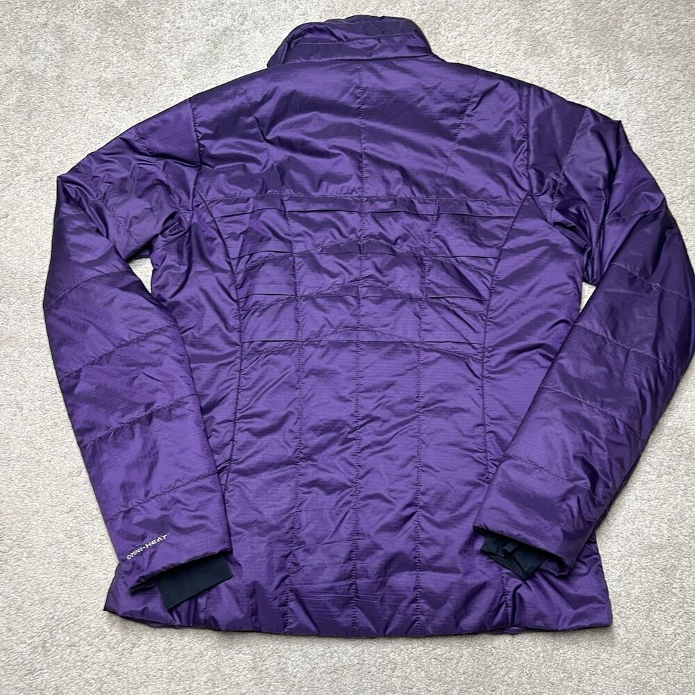 Columbia Womens Omni Heat Puffer Jacket Medium Full Zip Fleece Neck Thermal Coat - Picture 6 of 11